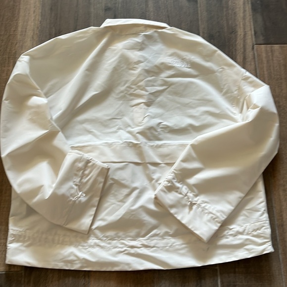 NEW The North Face Easy Wind Half Zip Pullover Jacket White Dune Size Large - Picture 8 of 12
